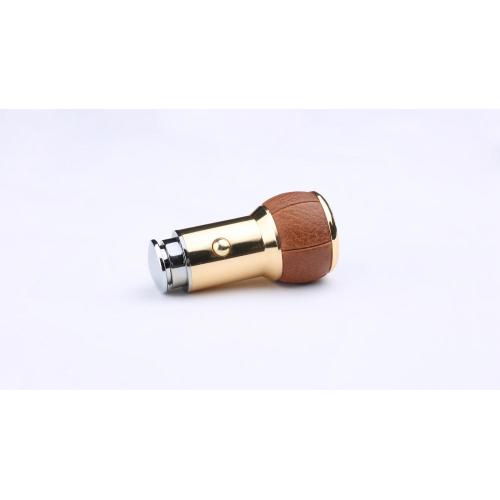 Glory Walnut Leather Car Charger