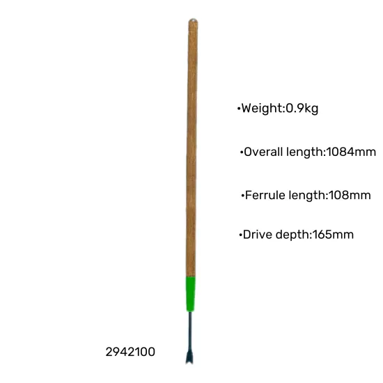 China Factory Direct Garden Agricultural 2 Tooth Steel Fork with Wooden Handle