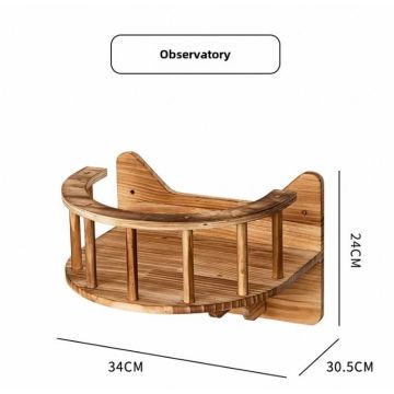 scratcher Claw Care Mat Cat Wall Shelves and Perches Wooden Wall Mounted Factory