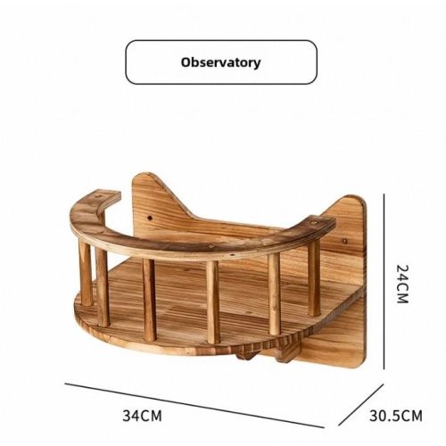 scratcher Claw Care Mat Cat Wall Shelves and Perches Wooden Wall Mounted Factory