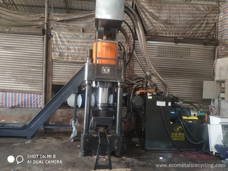 Hydraulic Scrap Metal Shavings Briquette Making Machine