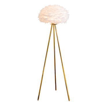 Modern European Luxury Metal Fabric LED Floor Lamp for Living Room and Bedroom