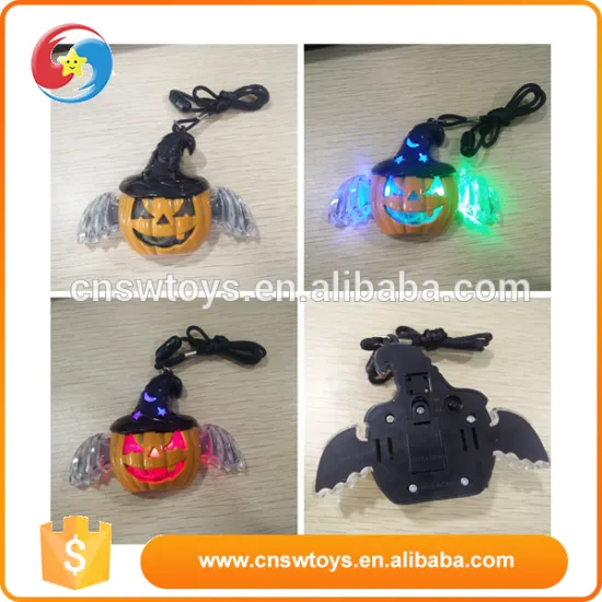 flash pumpkin pendant toy 3 color led