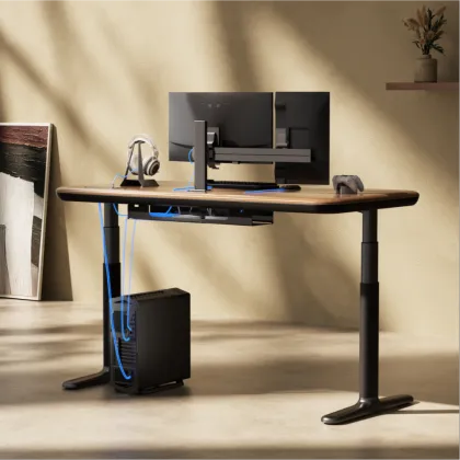 Minimalist, Sleek, High-Tech Electric Standing Desk
