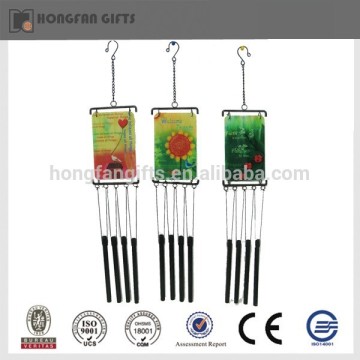 Colorful garden metal iron wind chimes