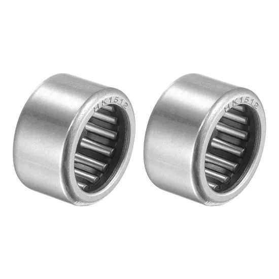 Single Row Cylindrical Roller Bearings: HK1512 Shell Type Needle Roller Bearings, 15x21x12mm, Chrome Steel