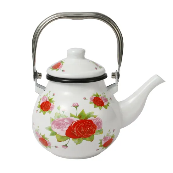 0.6L Best Selling Cookware Kitchen Gift Enamel Teapot Kettle Water Wholesale