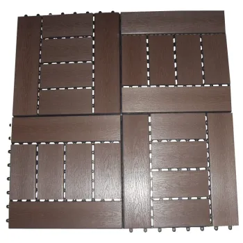 New Plastic Wood Composite Materials HIPS Bath Mat Flooring DIY-403