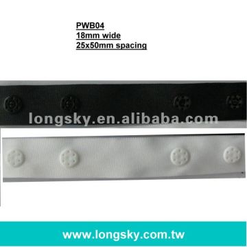 plastic snap button closure for blouse (#PWB04)
