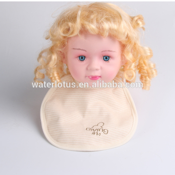 eco-friendly lacing baby saliva baby bib with printing
