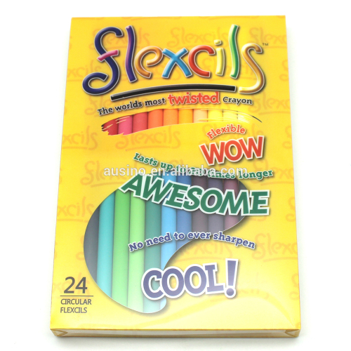 Flexcils nontoxic twistable crayon new style