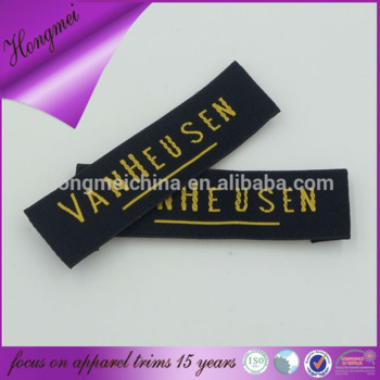 OEM fashion designed woven label by needle loom