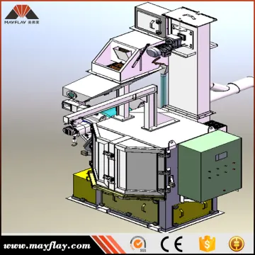 Asia Manufacturer Trolley Type Sand Blasting Machine /Shot Blasting Machine