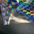 Film transparent laser froid de cube 3D