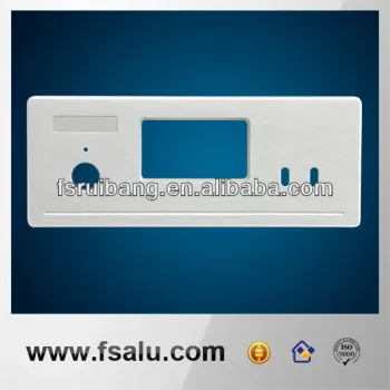 precision machined aluminum faceplate