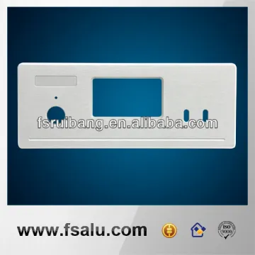 precision machined aluminum faceplate