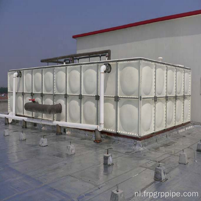 10000 liter GRP Fiberglass Sectionele watertankprijs