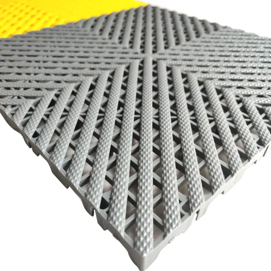 Modular Anti-Slip Car Wash Flooring Tiles for Free Flow Parking Garage