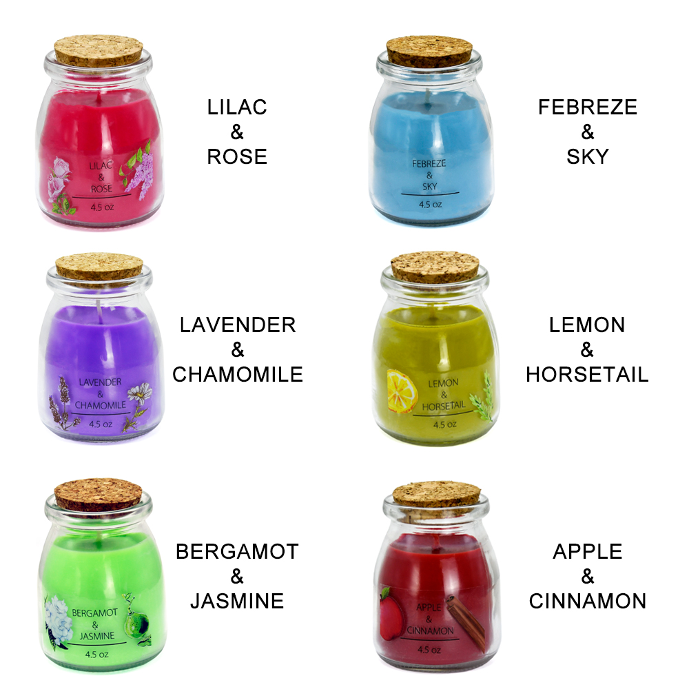 Pudding Bottle Jar Candle Gift Set