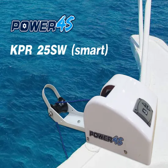 12V Saltwater Marine Anchor Winch - 25LBS for Boats Yachts Pontoon