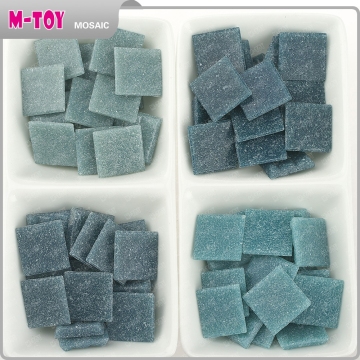 AS62 blackish green Square DIY loose mosaic tiles for arts and crafts