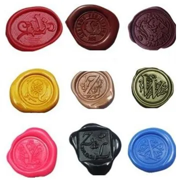 Decorative wax sticker seals