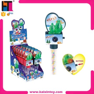 Christmas Promotion Gift Camera Design Plastic Candy Toy