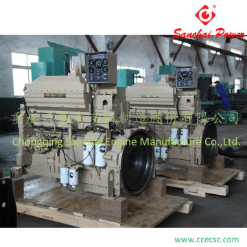 KTA19-P525 Pump Diesel Engine For Water Pump Set , Marine , Oil field