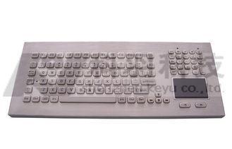 104 Keys Metal Industrial Keyboard With Touchpad , Numeric