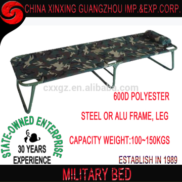 Fishing outdoor Military Steel Camp Bed