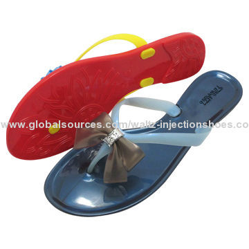 Women's PVC Flip-flops, Available in Various Colors