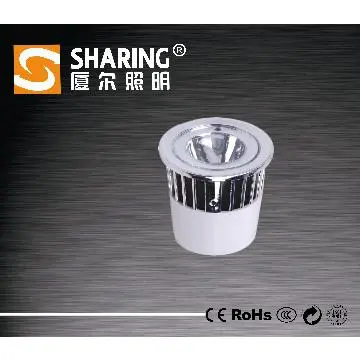 MR16 GU10  Base 1x3W LED Lamp Cup