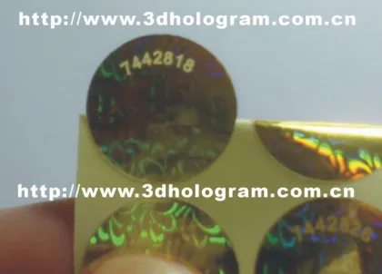 Transparent Hologram Laser