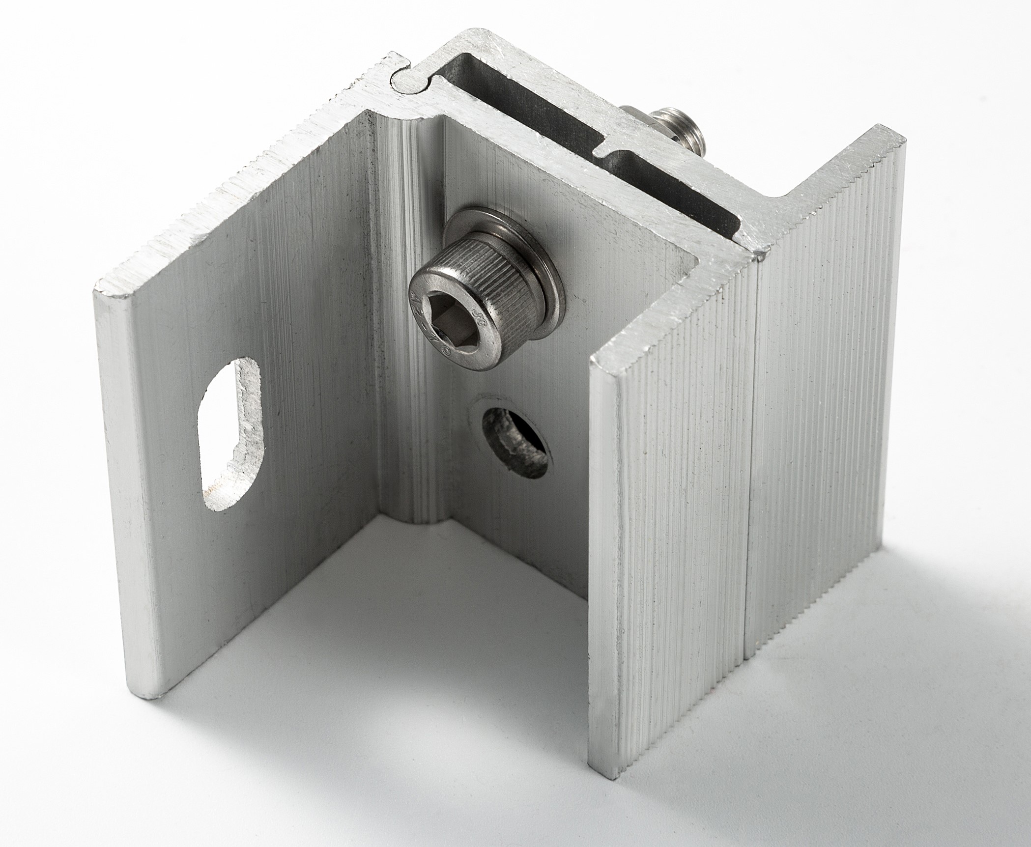 Solar aluminum photovoltaic pressure block