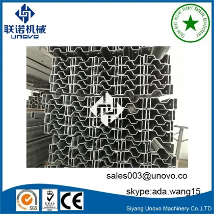 Storage racking steel sigma section