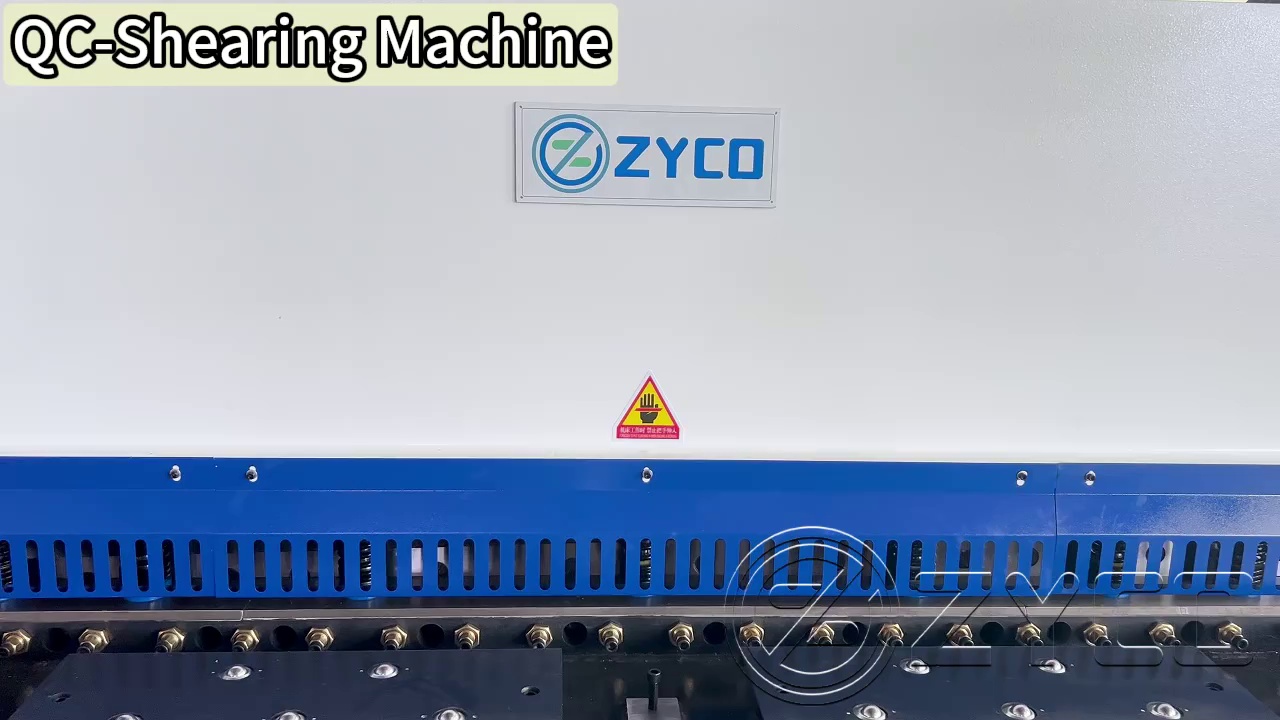 QC12K 10X4000 E21 CE Hydraulic Guillotine Shear Machine