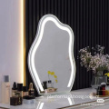 LED Bathroom Mirror with Time Display Vanity Mirror