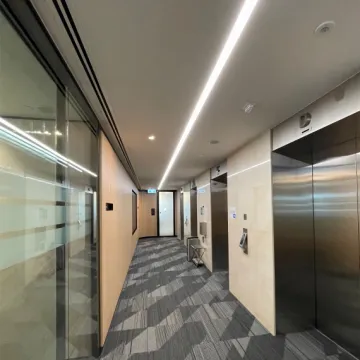 Hlinear modern recessed led linear light office pendant lamps commercial ceiling chandelierlighting
