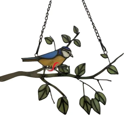 Wholesale Tiffany Style Stained Glass Christmas Decoration Pendants: Custom Handmade Crafts