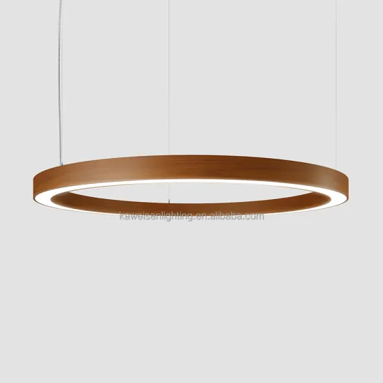 Personalized Wooden Circle and Oval Shaped LED Suspension Light: Perfect for Modern Hotel and Bedroom Decor