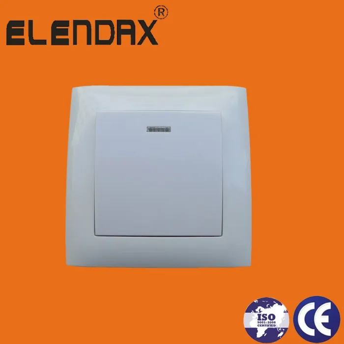 16A مقبس الإضاءة 250 فولت مقبس مفاتيح كهرباء على الحائط