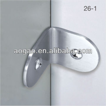 stainless steel toilet partition L bracket