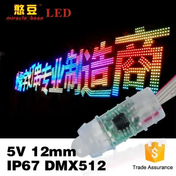 0.15W DC5V Waterproof Full Color Outdoor Usage DMX512 RGB Pixels 12mm