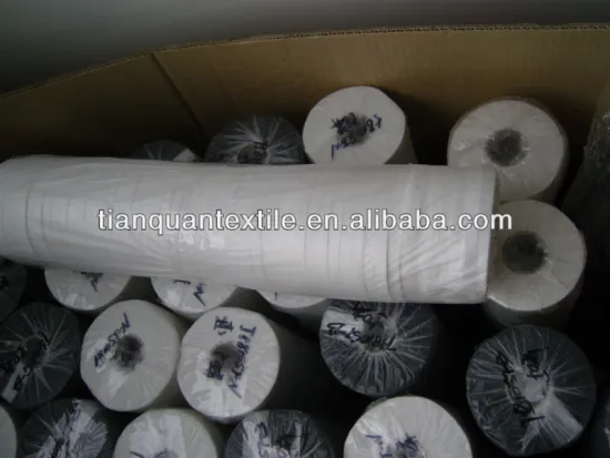Cotton Fusible Interlining, HDPE Microdot