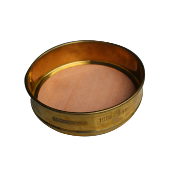 Brass standard soil test sieve