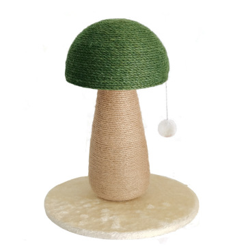 Natural Fiber Mushroom Cat Scratcher Eco-Friendly toy