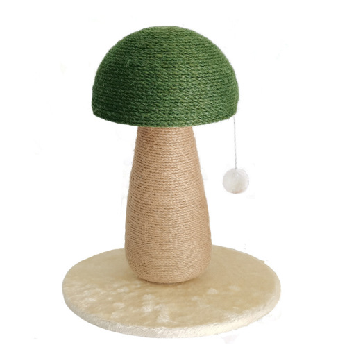 Natural Fiber Mushroom Cat Scratcher Eco-Friendly toy