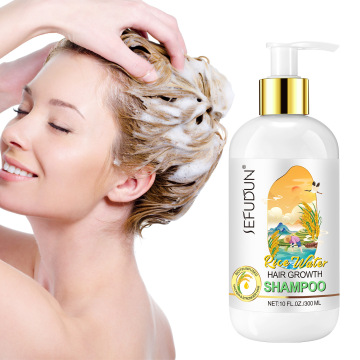 Shampoo e balsamo per capelli con acqua di riso di riso sefudun: soluzione di diradamento per i capelli per la profonda idratazione e il rafforzamento
