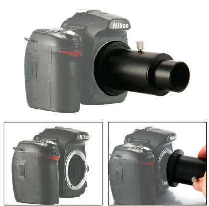 Full Metal Telescope Camera Adapter Set for Nikon and Canon DSLR Cameras