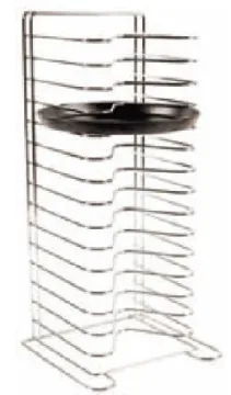 Stainless steel Pizza pan rack 15-shelf pizza tools